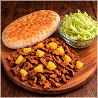 Broodje shoarma ananas